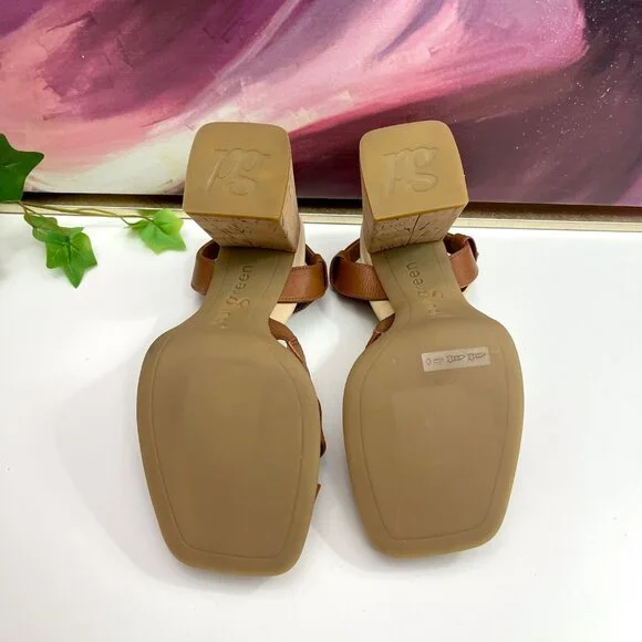 Paul Green Tan Strappy Heels - Picture 16 of 16